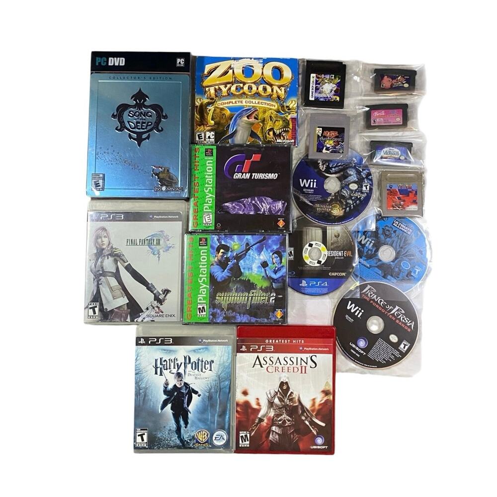 Mixed Game Lot of 34
